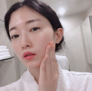 Da hồng hào, căng bóng